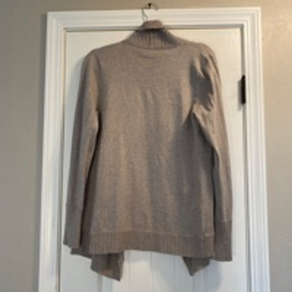 Women's Joan Vass Studio Beige Cardigan Size L - Picture 3 of 6